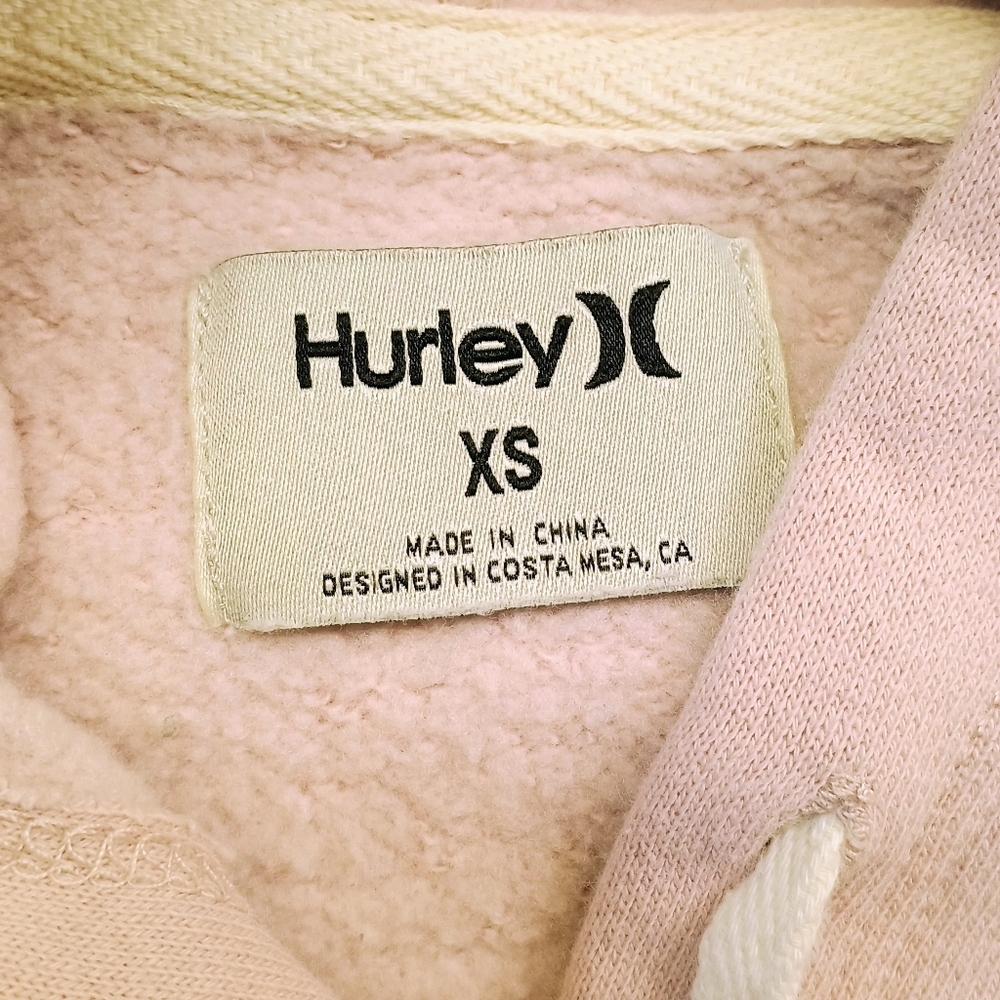 Women's Hurley Pink Rainbow Hoodie Hooded Sweatshirt Size XS - Picture 3 of 10